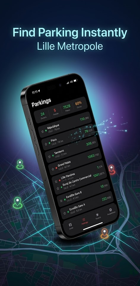 ParkMEL Mobile – Real-time Parking Finder