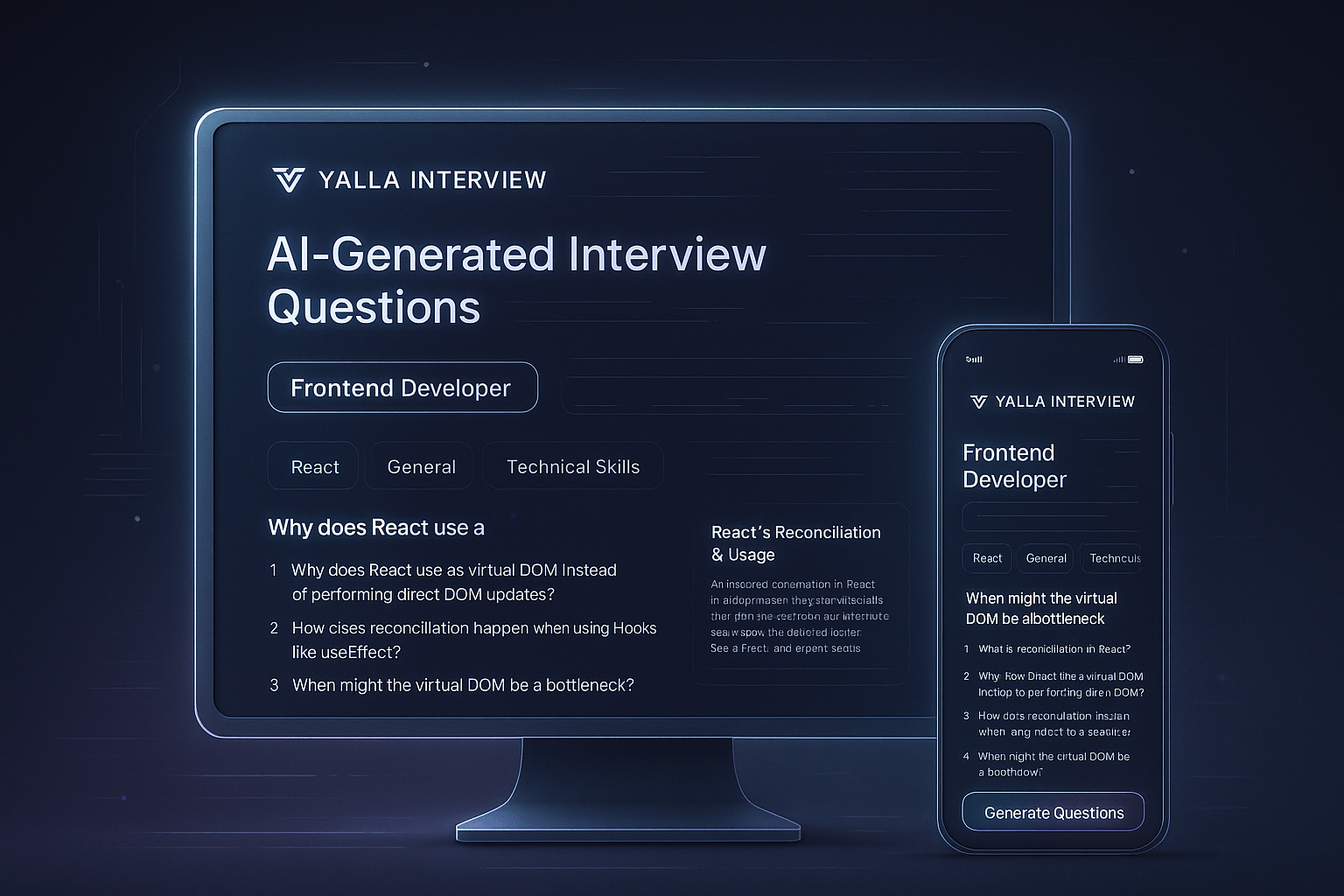 Yalla Interview – AI Interview Prep App